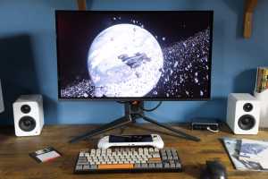 Asus ROG Swift PG27UCDM review:  A vivid new 4K monitor with extras, for a price 