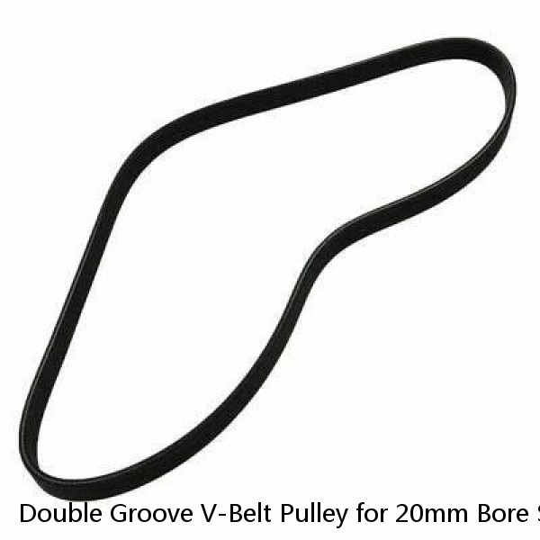 Double Groove V-Belt Pulley for 20mm Bore Shaft 168F/170F Gas Engine GX110 GX120 #1 small image
