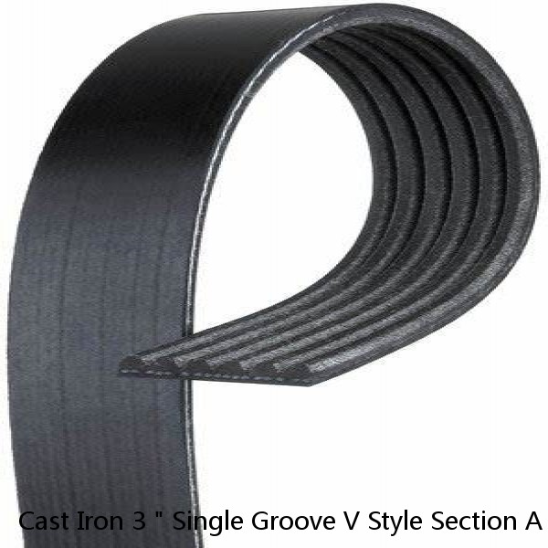 Cast Iron 3 " Single Groove V Style Section A Belt 4L for 3/4 " Shaft Pulley #1 small image