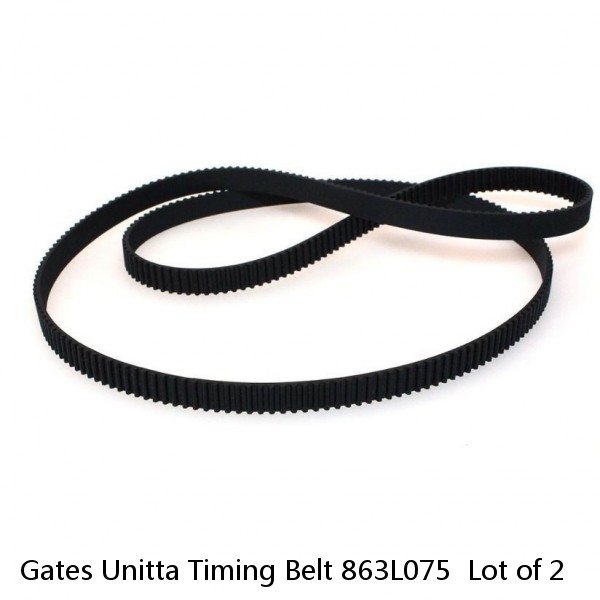 Gates Unitta Timing Belt 863L075  Lot of 2  #1 small image