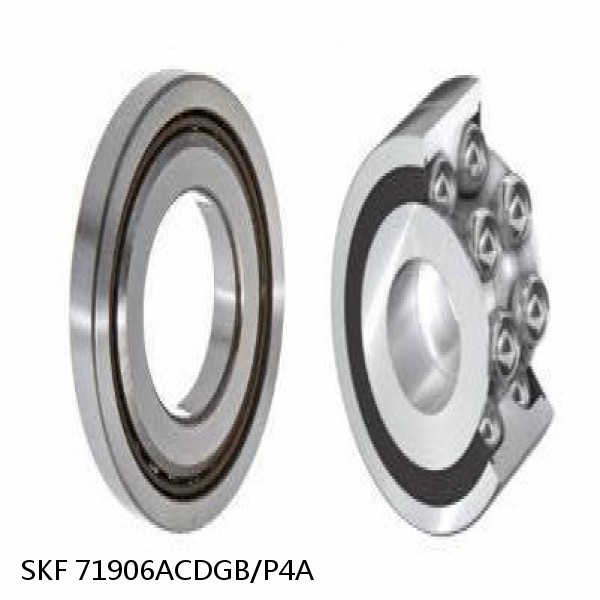 71906ACDGB/P4A SKF Super Precision,Super Precision Bearings,Super Precision Angular Contact,71900 Series,25 Degree Contact Angle #1 image