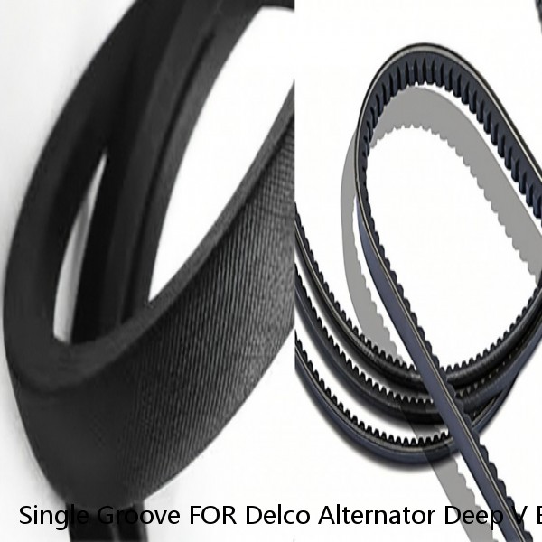 Single Groove FOR Delco Alternator Deep V Belt Pulley Chevy Chevelle Camaro Nova #1 image
