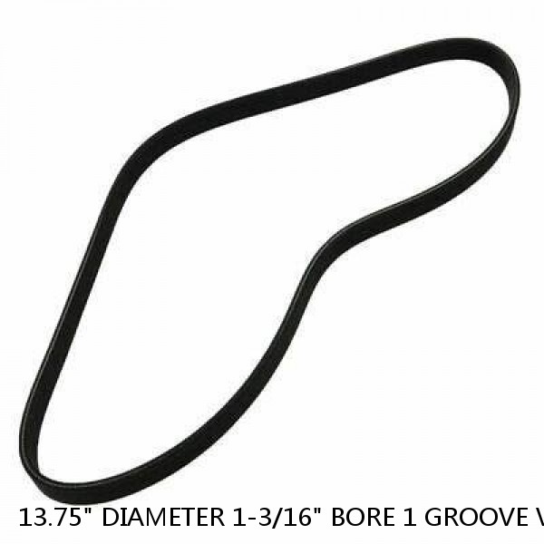 13.75" DIAMETER 1-3/16" BORE 1 GROOVE V-BELT PULLEY 1-BK140-G #1 image