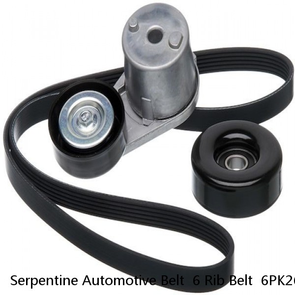 Serpentine Automotive Belt  6 Rib Belt  6PK2605 1025K6  2.61 m X 102.5" #1 image