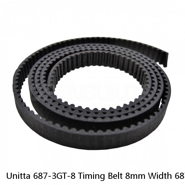 Unitta 687-3GT-8 Timing Belt 8mm Width 687-3GT TEL 023-001280-1 B2023-001280-1 #1 image