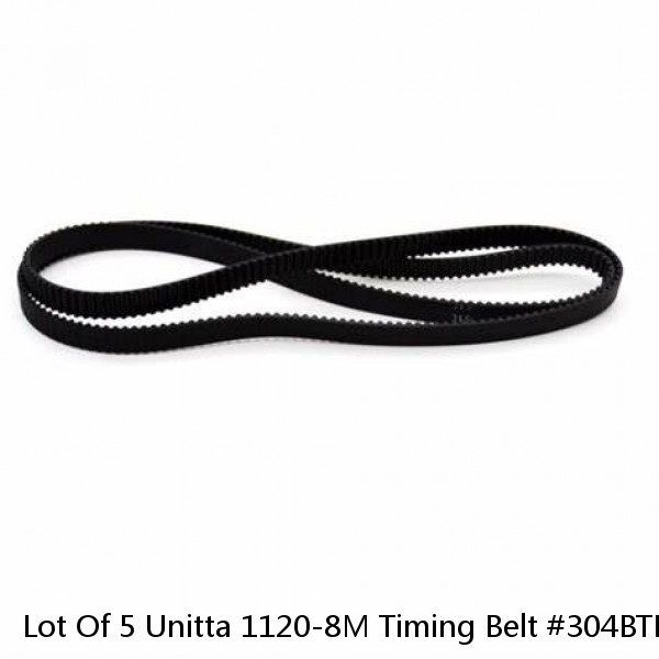 Lot Of 5 Unitta 1120-8M Timing Belt #304BTK #1 image